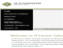 Tablet Screenshot of oconnorsales.com